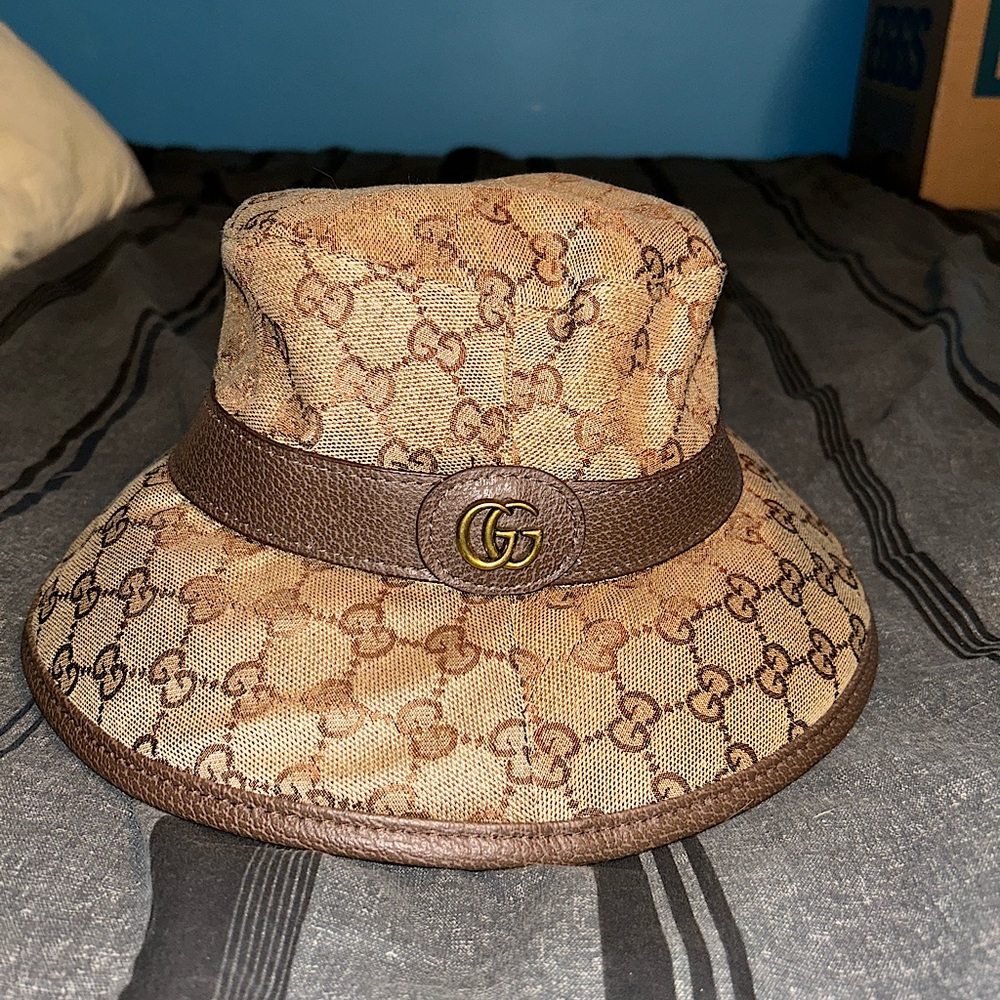Gucci GG Monogram Bucket Hat RARE